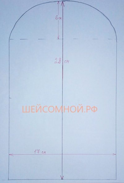 варежки деда мороза своими руками выкройка